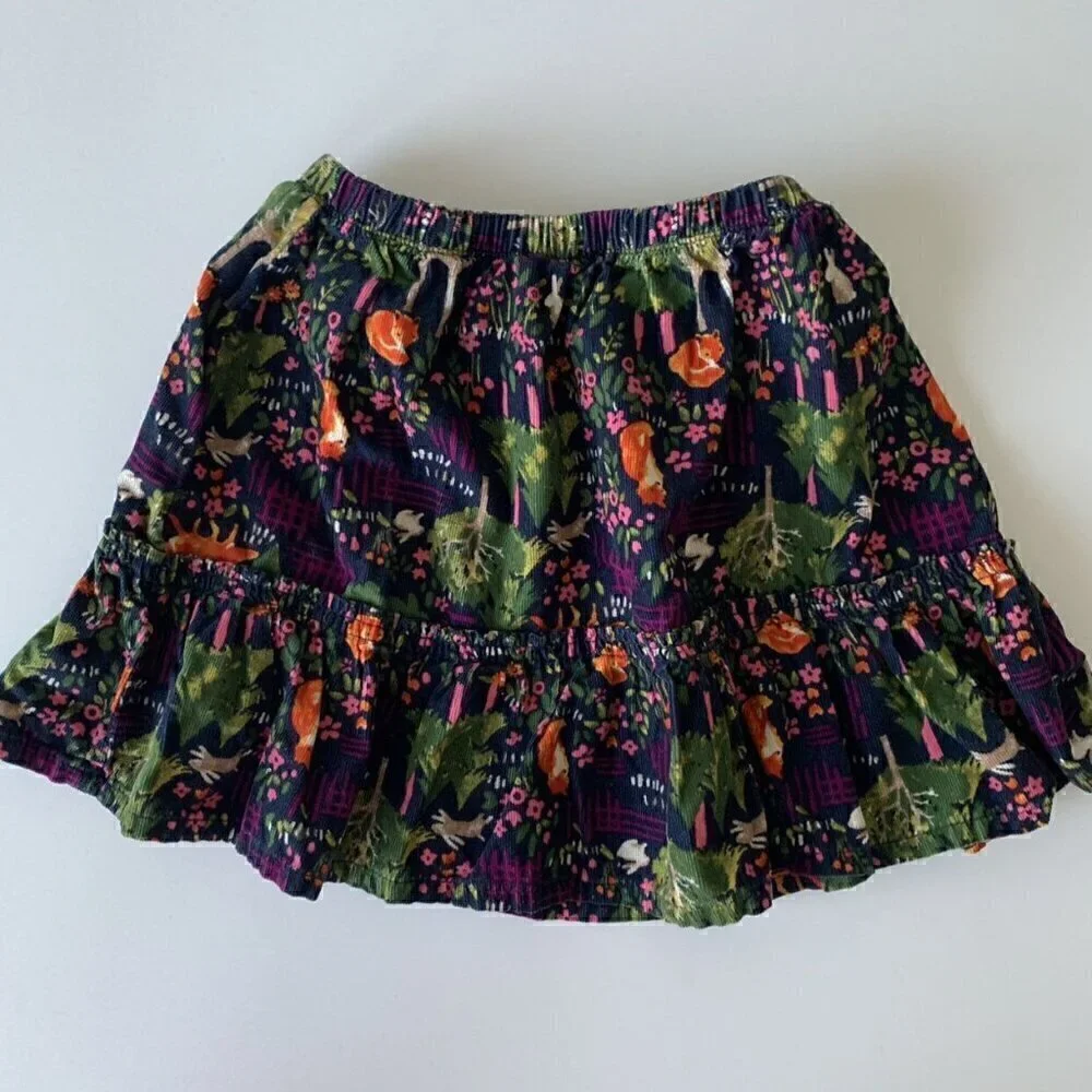 Lands End Cord Skirt 5-6 Years 5T
